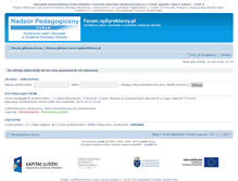 Tablet Screenshot of forum.npdyrektorzy.pl